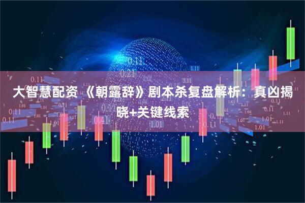 大智慧配资 《朝露辞》剧本杀复盘解析：真凶揭晓+关键线索